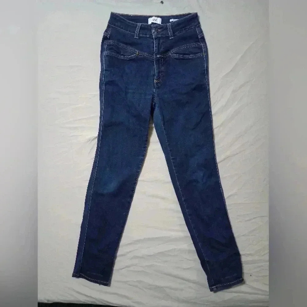 CLOSED Jeans High Waist Denim Pedal Pusher Sz 42 Made In Italy Preppy Designer